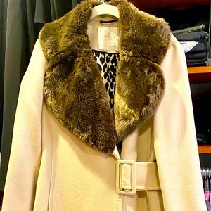 Kate spade Madison Avenue camel winter coat